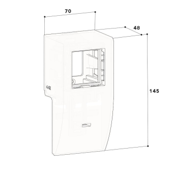 GGK Geräteträger GT f.SL-Box 70/45 24187 