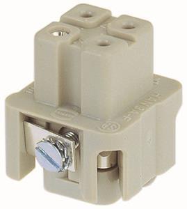 HART Buchseneinsatz 3polig   09200032711 