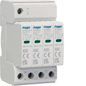 Hager Überspannungsableiter T2 4P SPB420 