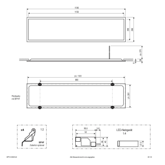 EVN LED Einbaupanel -       BPTU12300140 