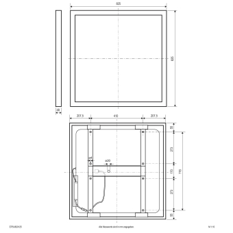 EVN LED Deckenanbaupanel -    EPSU820125 