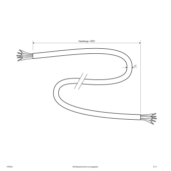 EVN DALI Kabel für OFFICIUM LINE  PPDASL 
