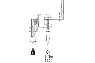Niedax E-KLIPS Schraubklemme FH107-AM10T 