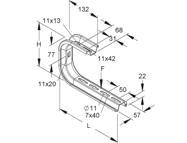 NIED Tragkonsole                 TKSU300 