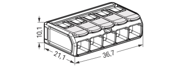 WAGO 221-685 COMPACT-Verbindungsklemme, 