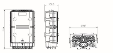EFB FTTH IP65 Anschluss-  FTTH-BOX-OUT-5 