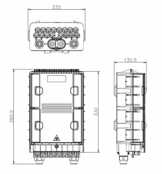 EFB FTTH IP65 Anschluss-  FTTH-BOX-OUT-7 