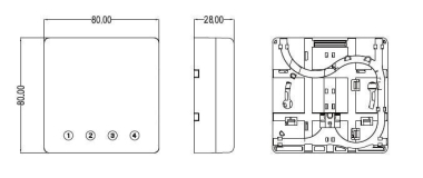 EFB FTTH Box f.4 Kupplung. FTTH-BOX-IN-6 