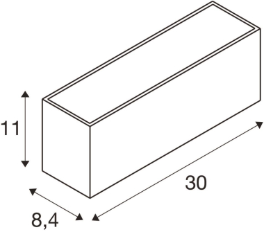 SLV SITRA L WL UP/DOWN LED       1005156 