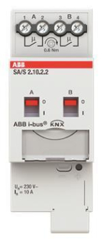 ABB Schaltaktor 2fach 10 A  SA/S2.10.2.2 