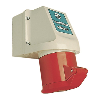 Walther Wandsteckdose 32A 5P 400V 6h 131 