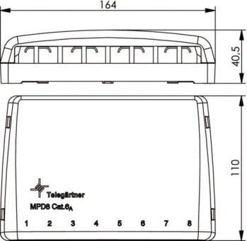 TEGA Mini-Verteiler Modular  H02000A0103 