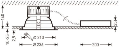 TRILUX InperlaL G2 C07 HR25      6870940 