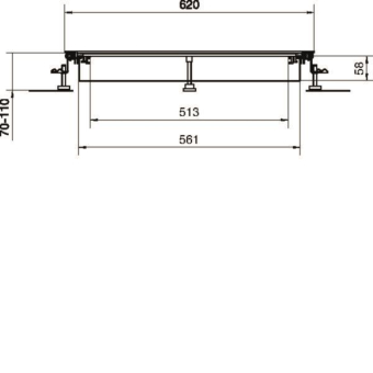 Hager Bodenkanal estrichbünd. BKWD600070 