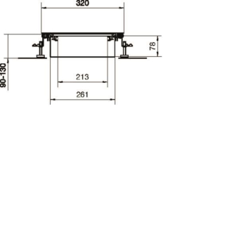 Hager Bodenkanal estrichbünd. BKWD300090 