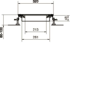 Hager Bodenkanal estrichbünd. BKWD300060 