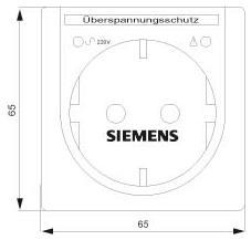 SIEM DELTA profil silber SCHUKO- 5UB1460 
