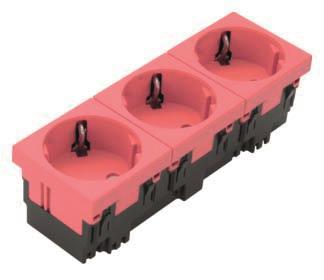 Hager Steckdose 3fach 33° 16A ESR3332004 