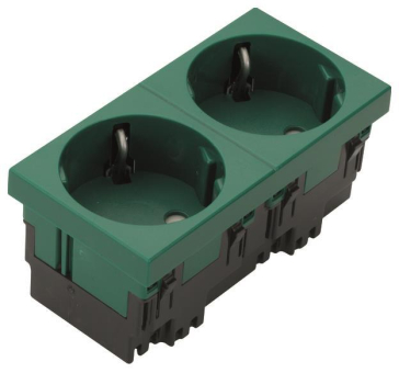 Hager Steckdose 2fach 33° 16A ESR2336029 