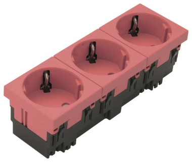 Hager Steckdose 3fach 33° 16A ESR3332004 