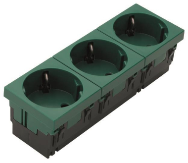 Hager Steckdose 3fach 33° 16A ESR3336029 