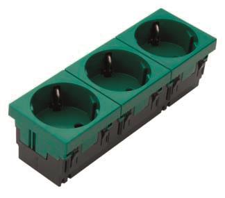 Hager Steckdose 3fach 33° 16A ESR3336029 