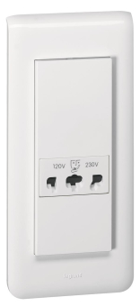 Legrand 077586 Rasiersteckdose m.Abd. 