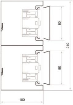 Hager Brüstung.Unterteil BRS1002101DVERZ 