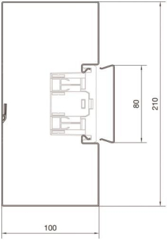 Hager Brüstungk.Unterteil BRS10021019016 