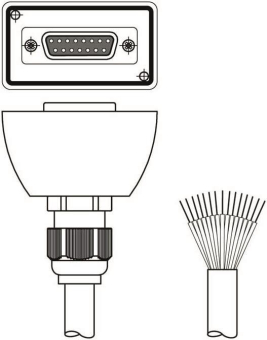Leuze Anschlussltg.  CB-D15E-50000S-11GF 