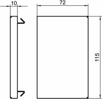 OBO GS-E70110RW Endstück 70x110mm St 