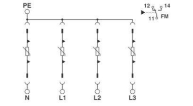 Phoenix 1076468    VAL-SEC-T2-4+0-440-FM 