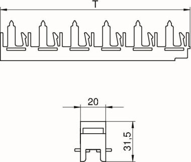OBO PV N3 100H Profilverbinder 