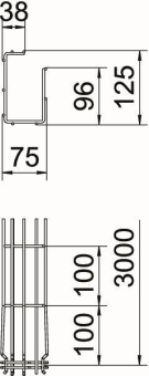 OBO G-GRM 125 75 FT G-Gitterrinne Magic 