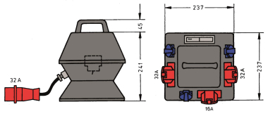 ET SV 32N/A/312 Steckdosenverteiler 
