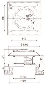 MAICO Axial-Dachventilator      DZD60/6B 