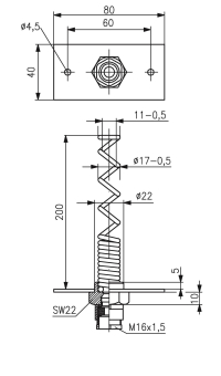 ALRE-IT Schutzwendel Kapillar- SW-200-12 