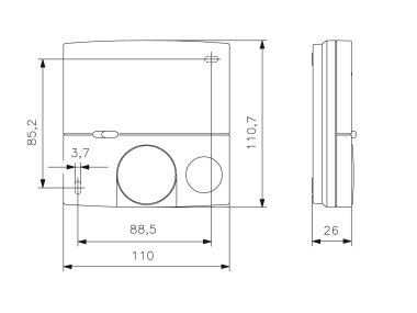 ALRE-IT Raumhygrothermos.  RKDSB-171.000 