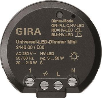 GIRA 244000 S3000 Uni-LED-Dimmer Mini 