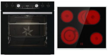 Gorenje Black Set 4 Heißluft EB-Herdset 
