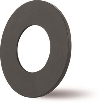 DOTLUX Zierring rund schwarz matt   3429 