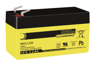 ABUS VdS Akkumulator 12 V, 1,2 Ah BT2012 