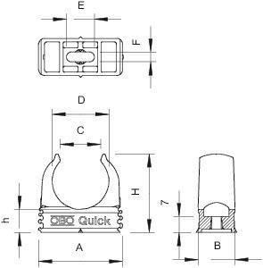 OBO 2955 F M32 RW Quick-Schelle 