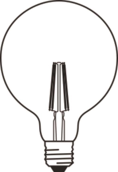 LEDV SMART+ WiFi Fil G125 dim 44 6W 