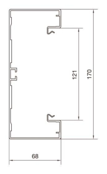Hager Brüstungs.Unterteil BRA651701B9016 