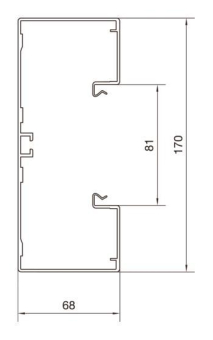 Hager Brüstungsk.Unterteil BRA6517019016 