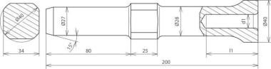 DEHN Hammereinsatz I+Ii           620005 