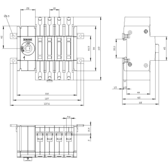 Siemens 3KD16402ME100    3KD1640-2ME10-0 