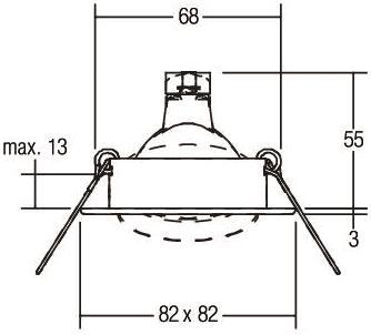 BRUM Tecno-Design 1xGX5,3/50W,   2296.07 