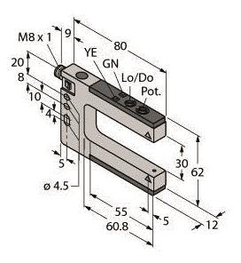 Turck Opto Sensor Gabellicht-   SLM30P6Q 